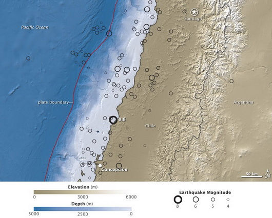 tremblement de terre au Chili