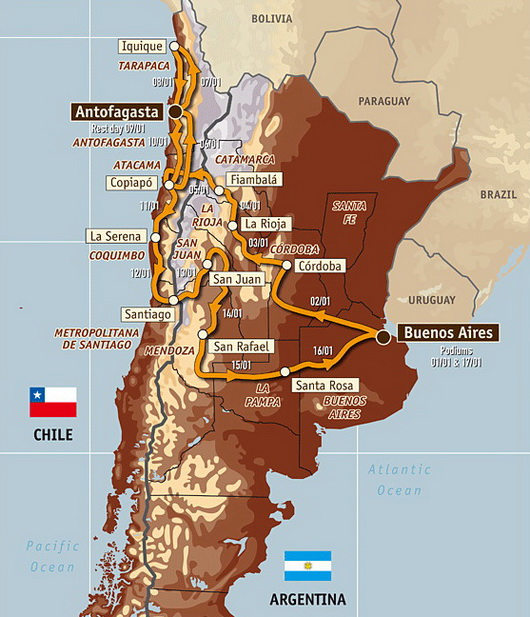 Dakar Argentine Chili 2010