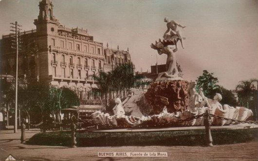 La fontaine de Lola Mora