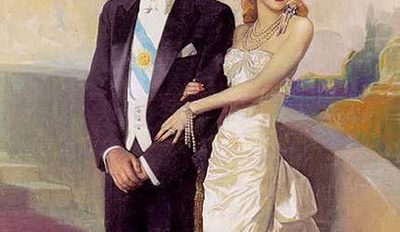 Juan Domingo Peron et Evita