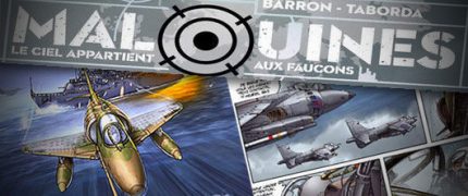 guerre des malouines en bande dessiné