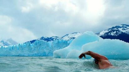 nage au perito moreno