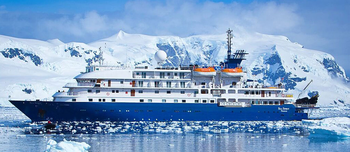 le bateau Sea Spirit vu de côté