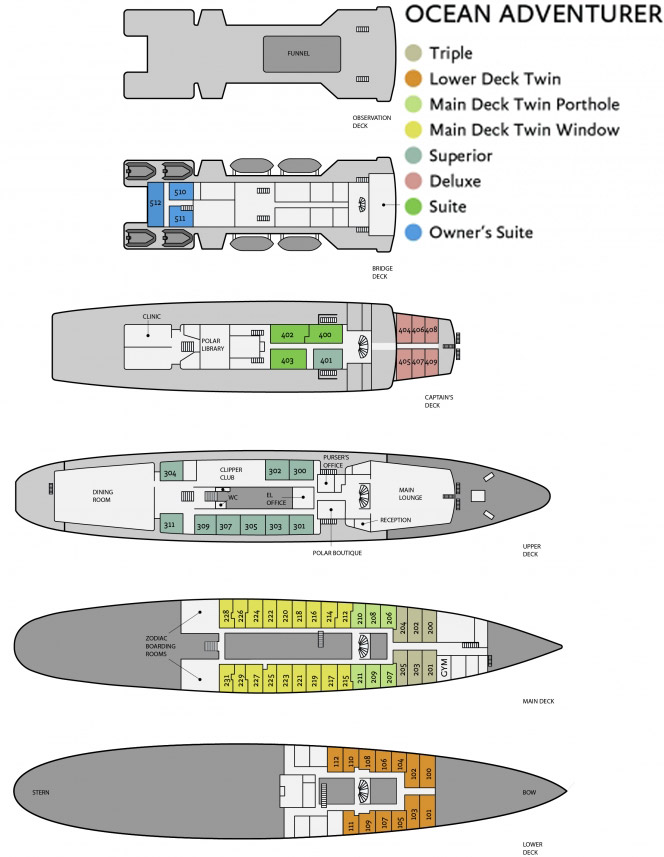 ponts ocean Adventurer