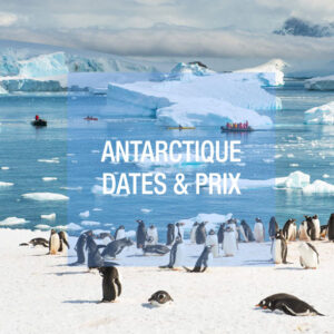 Dates et prix des croisieres Antarctique