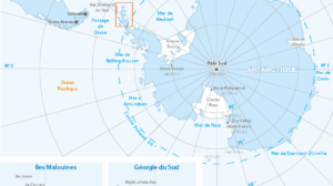 carte antarctique