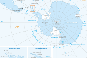 carte antarctique