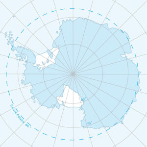 carte de l'Antarctique