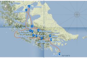 Route de Darwin depuis Ushuaia