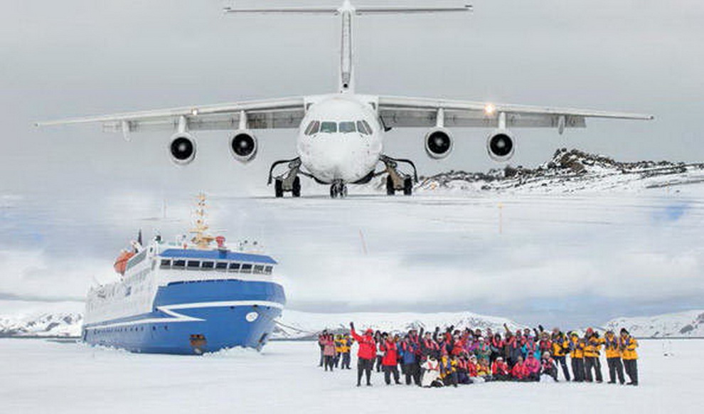 avion antarctique vol+croisiere