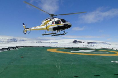 helicoptere antarctique