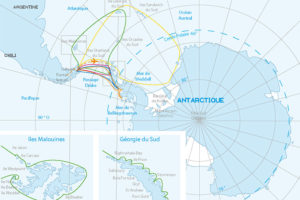 antarctique carte des croisieres