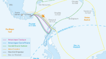 voyage antarctique carte