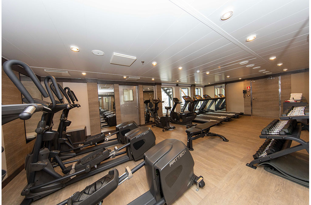 salle de fitness du World Explorer