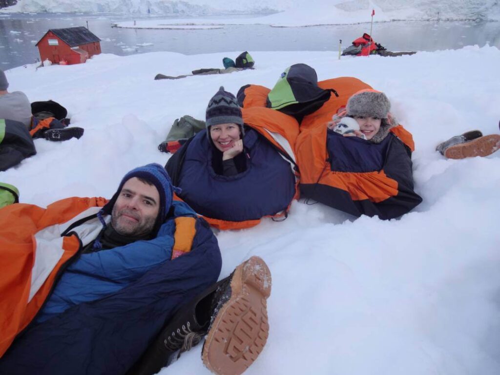 au réveil dans les duvets