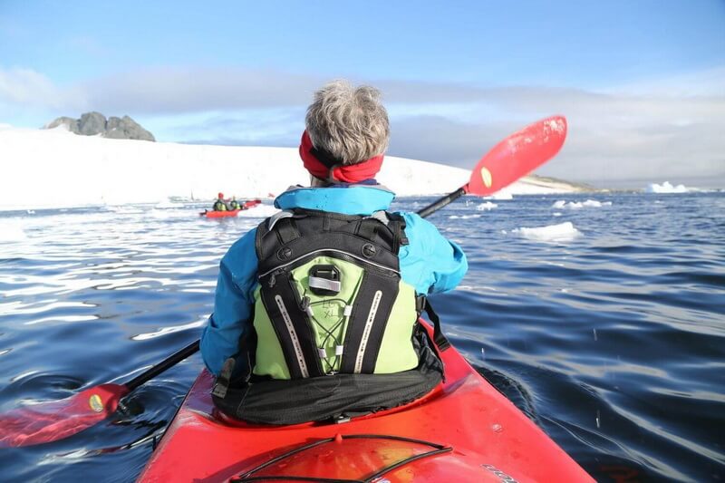 kayak antarctique