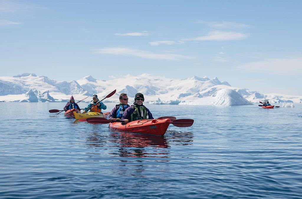 multi activites enantarctique kayak