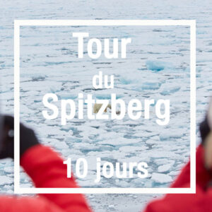 carte de l'itinéraire de la croisière autour du Spitzberg