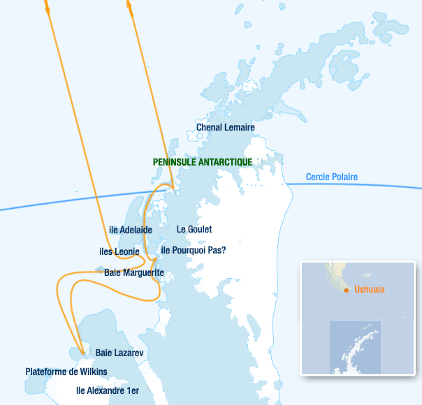 antarctique cercle polaire