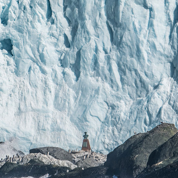pointe wild et le monument à schakelton