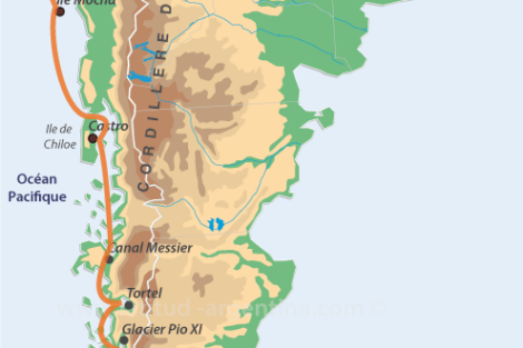 carte Valparaiso Ushuaia