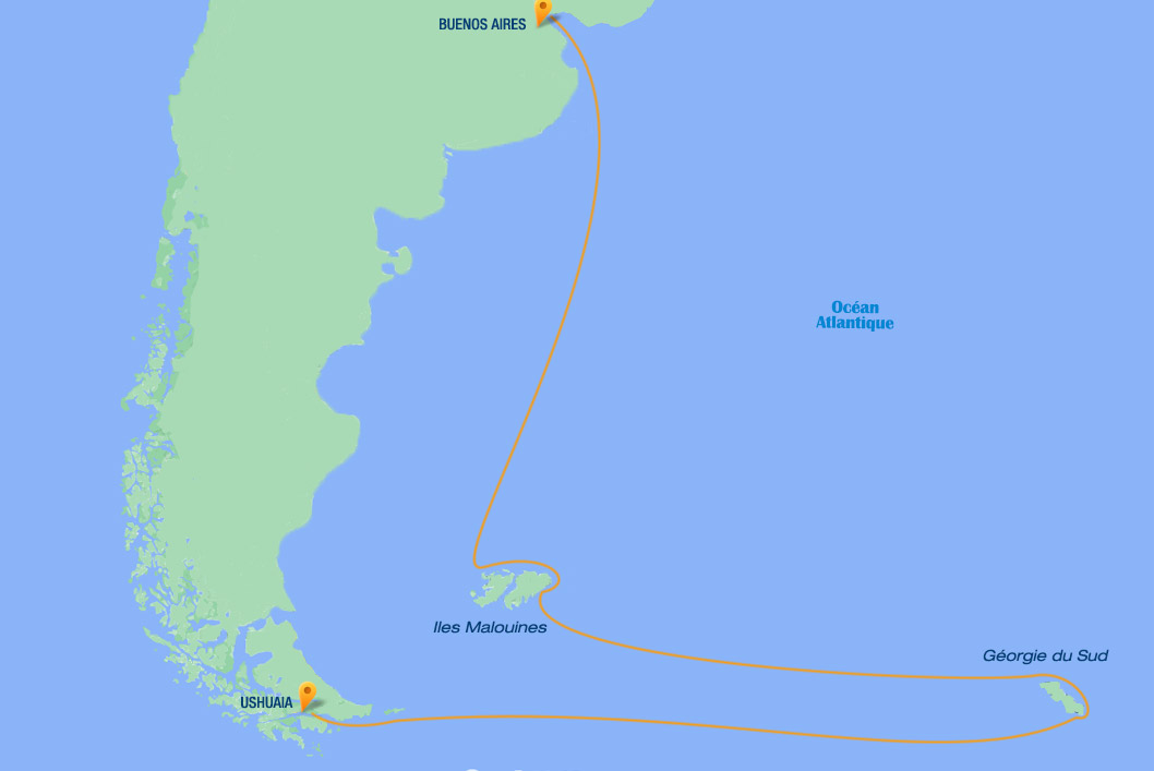 croisiere malouines et géorgie du sud